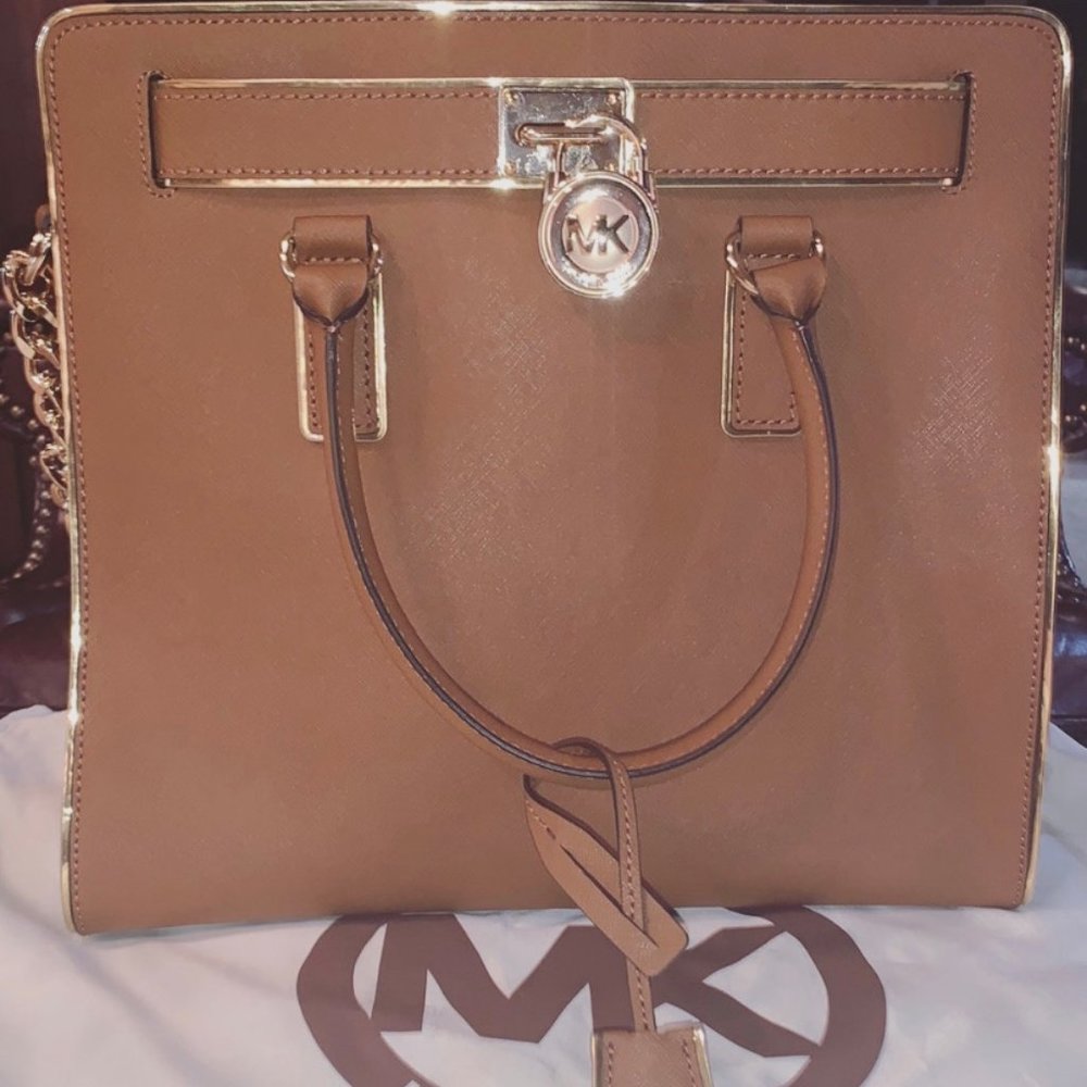 Michael Kors Large Hamilton lined in Gold